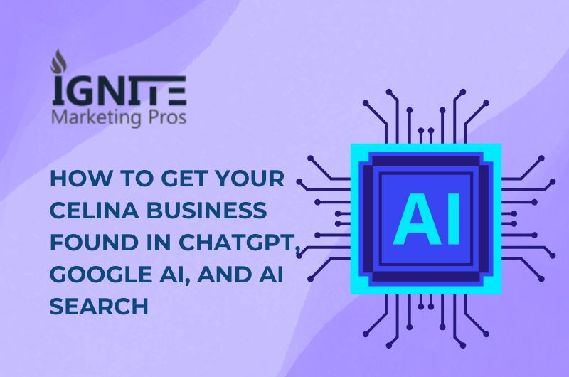 Celina Texas business owner improving visibility in ChatGPT and AI search